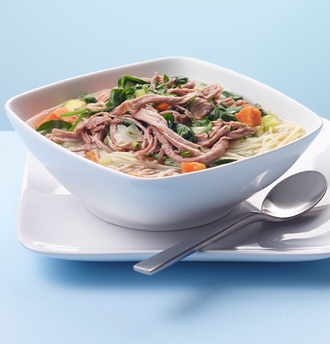 TURKEY SWEET POTATO & NOODLE SOUP