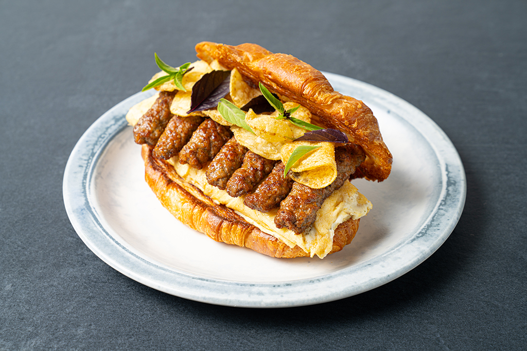 Breakfast Croissant Sandwich image