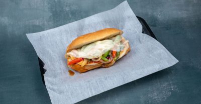 Asian Turkey Philly Cheesesteak