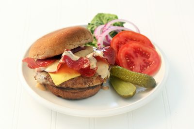 BBQ Ranch Turkey Bacon Burger