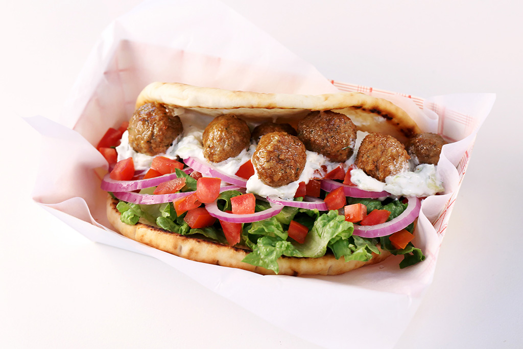 Greek Meatball Gyros