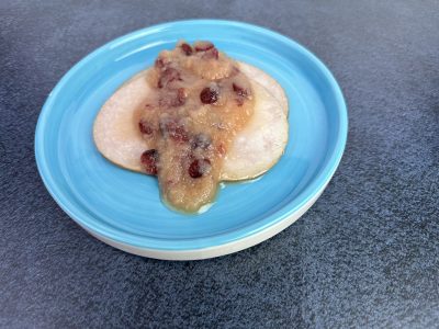 Cran-Apple Sauce over Turkey