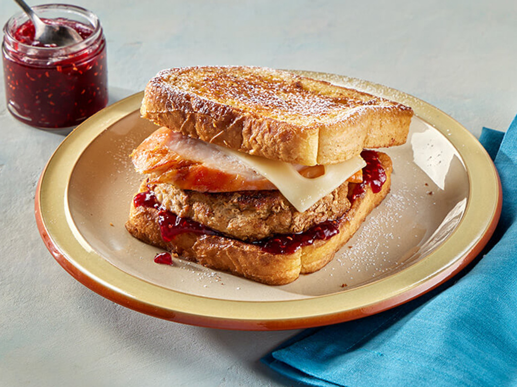 Turkey Burger Monte Cristo