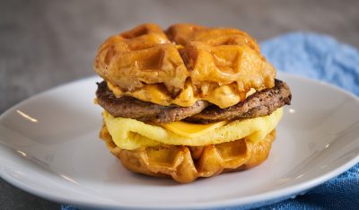 Waffle Breakfast Sandwich