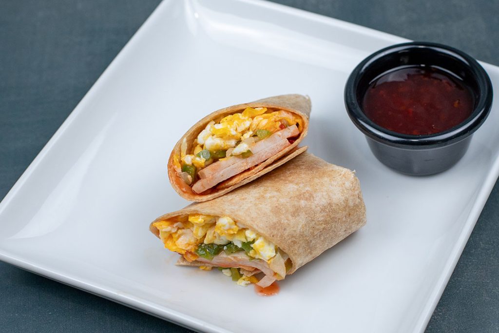 Sweet & Sour Turkey Breakfast Wrap