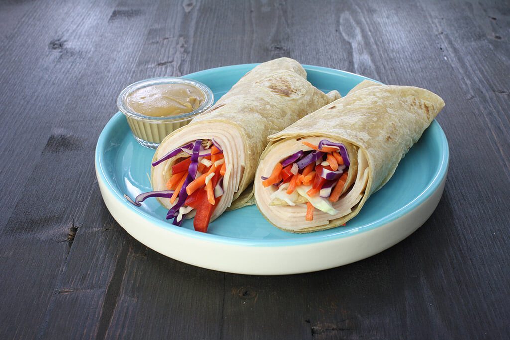 Crunchy Thai Turkey Wrap