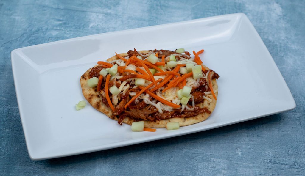 Thai Chili Turkey Flatbread Pizza