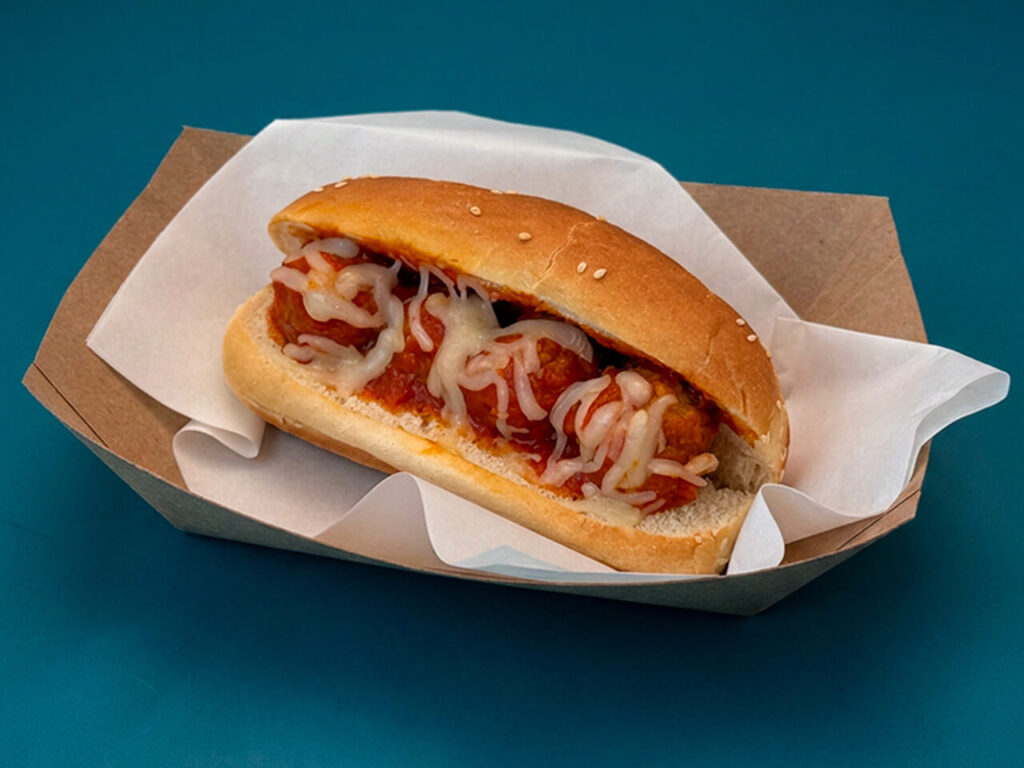 Italian Turkey Meatball Parm Sub