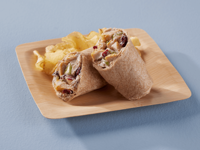 Apple & Cranberry Turkey Salad Wrap
