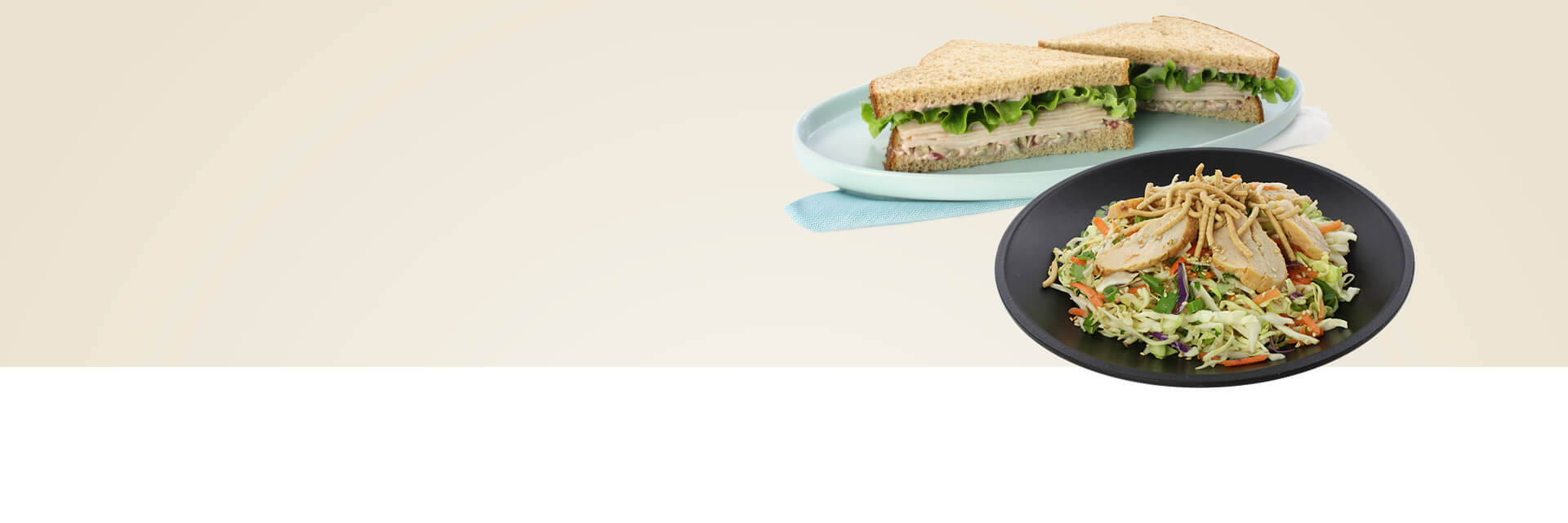 Sunny Cranberry Turkey Sandwich & Butterball Asian Turkey Salad Bowl Sunny Cranberry Turkey Sandwich & Butterball Asian Turkey Salad Bowl