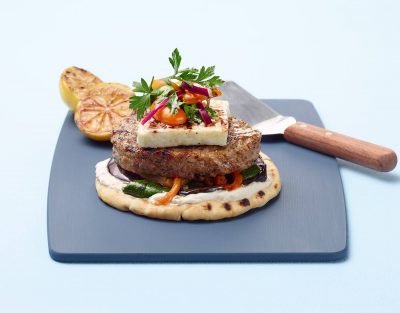 Mediterranean Turkey Burger