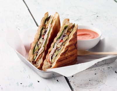 Turkey Antipasto Panini