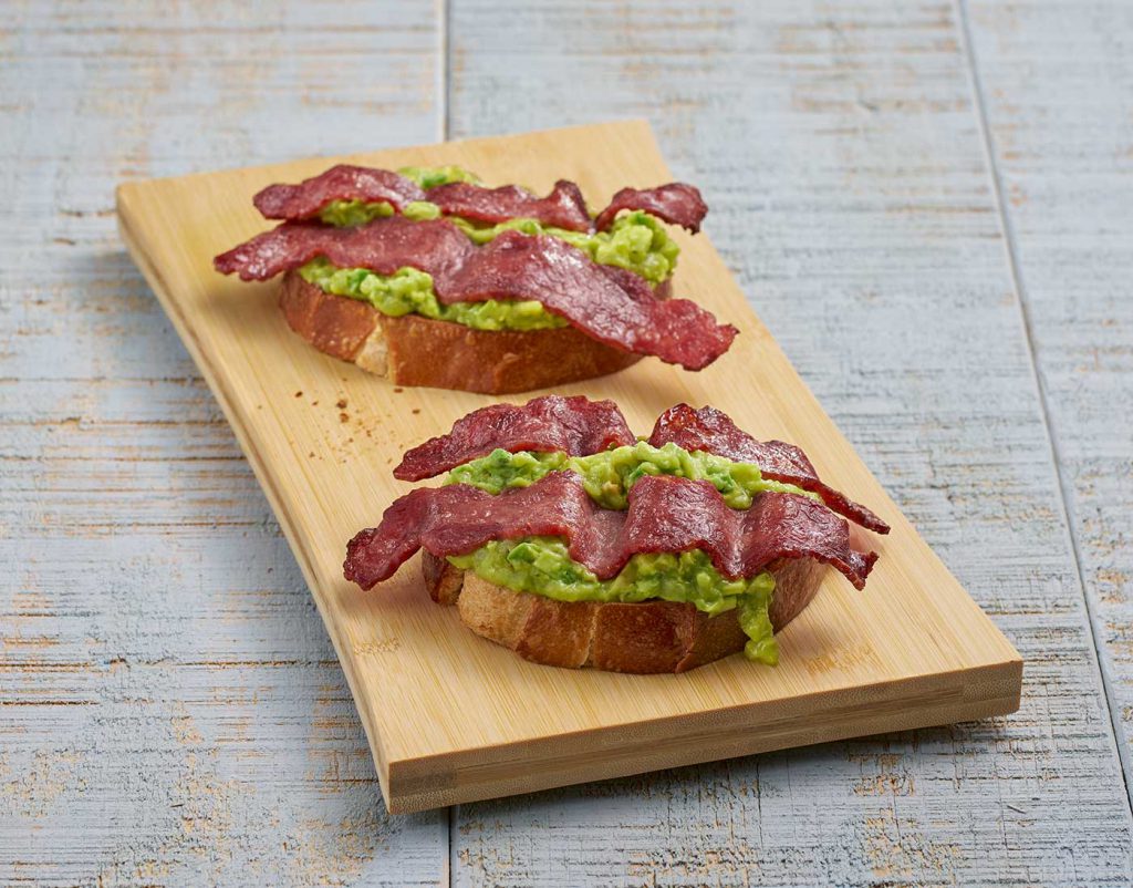 Turkey Bacon Avocado Toast