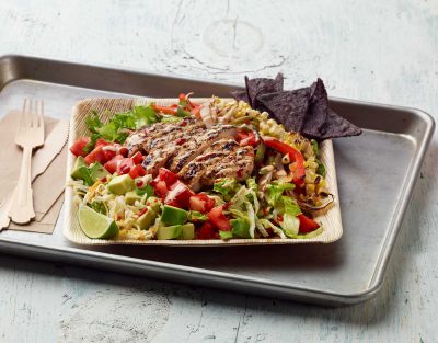 Turkey Burger Fajita Salad