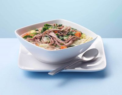 Turkey Sweet Potato & Noodle Soup